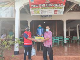 PENERIMAAN BANTUAN PERLENGKAPAN PENANGANAN COVID 19 DARI TIM PENANGGULANGAN BENCANA UGM